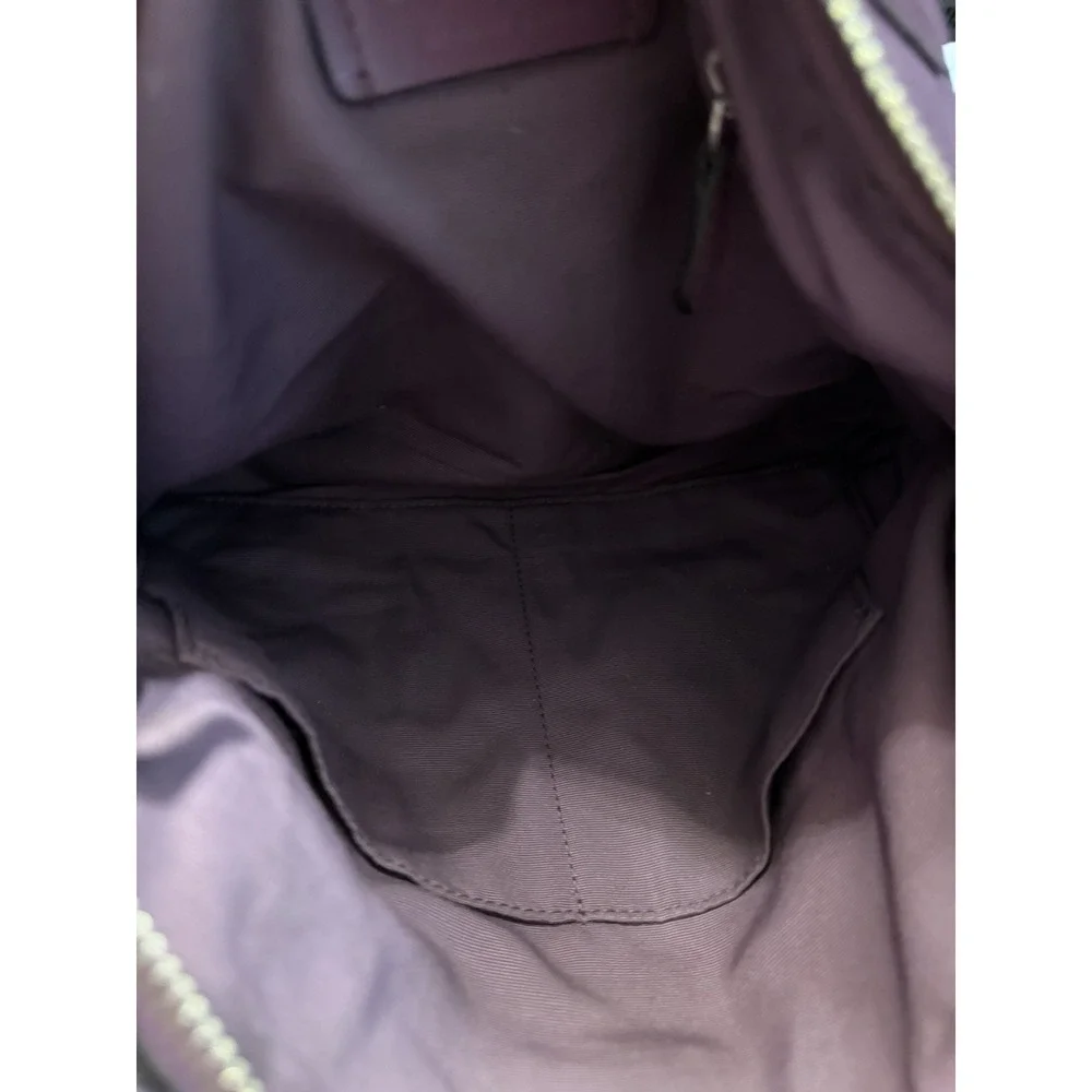 COACH Kelsey Purple  Crossbody Satchel Luxury‎ Designer Pebbled Leather 38675